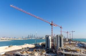 60% of cranes are in dubai