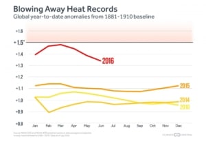 2016 Temperature Records