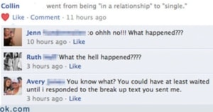 Facebook Break up