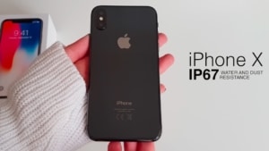 iPhone X is IP67 Resistance